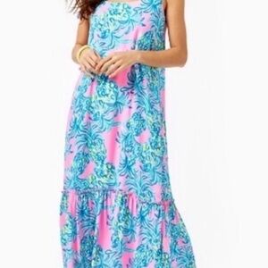 Lilly pulitzer winni midi dress like new size small